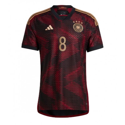 Pánský Fotbalový dres Německo Leon Goretzka #8 MS 2022 Venkovní Krátký Rukáv